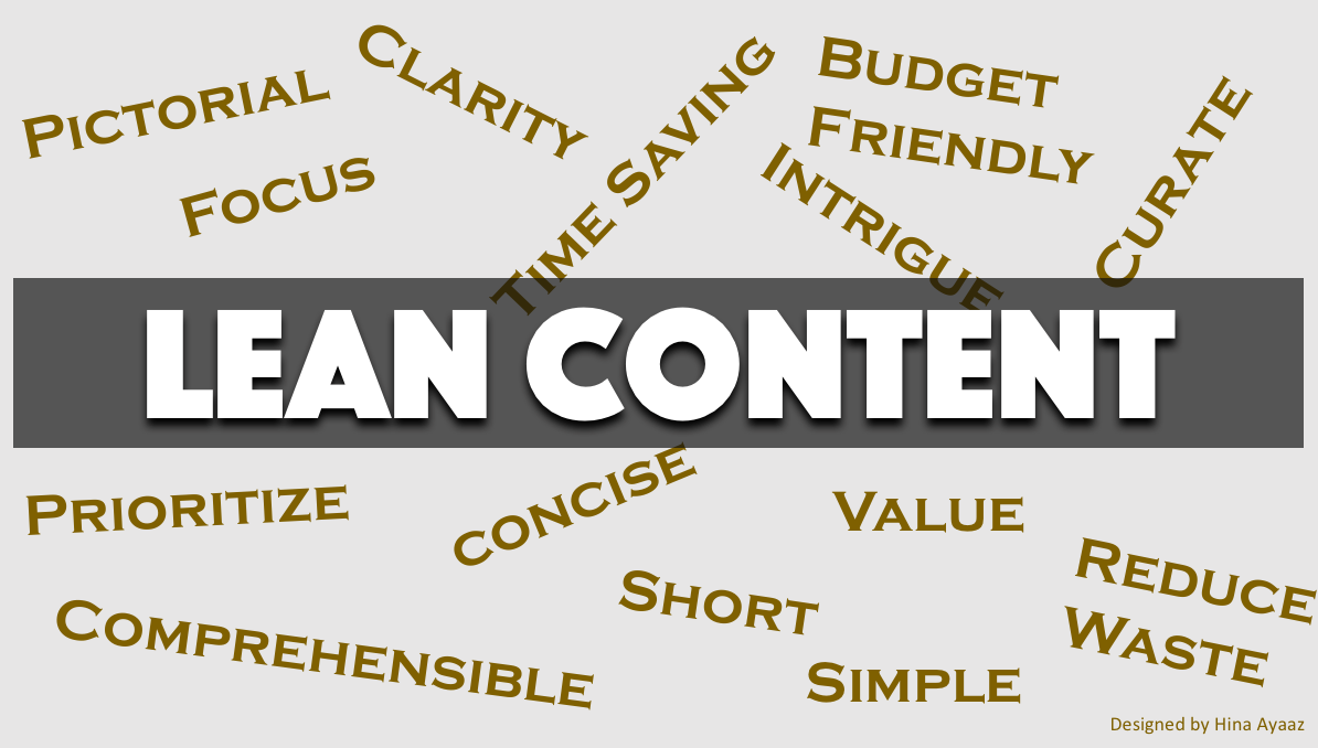 How to make your Content Lean?